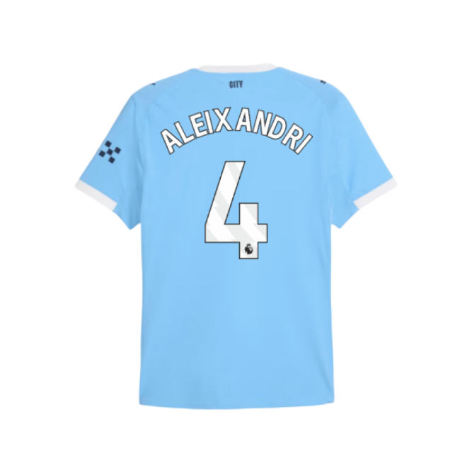 Supporter Football Man City Authentic Home Shirt Aleixandri #4 Top...