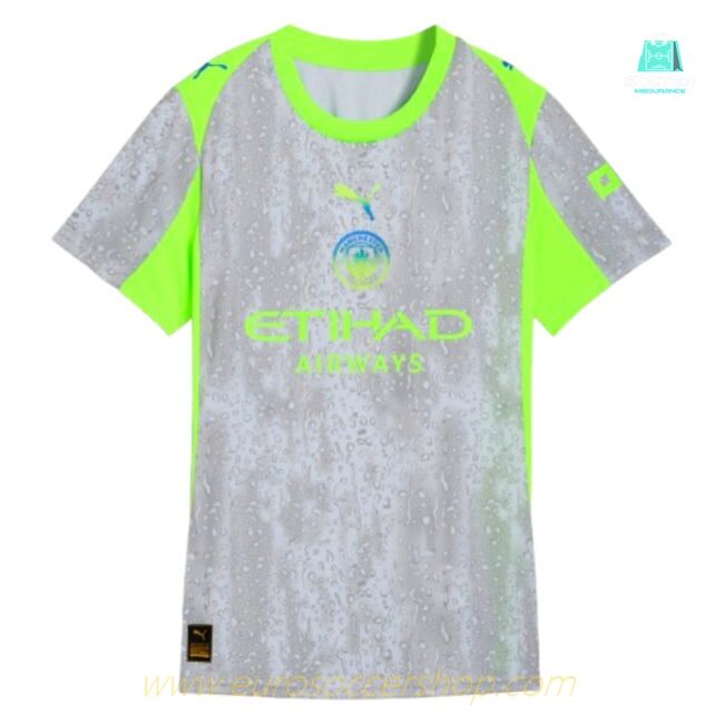 2025-2026 Man City Third Shirt (Womens) (Your Name)