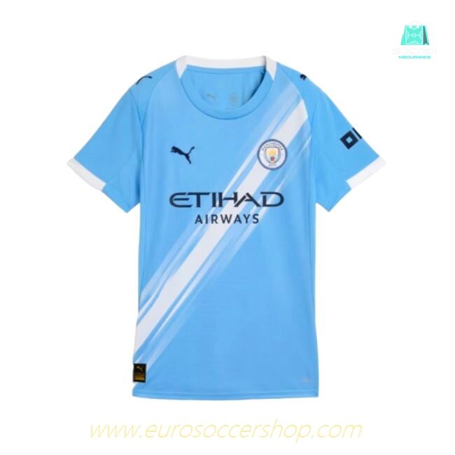 2025-2026 Man City Home Shirt (Womens) (Reijnders 4)