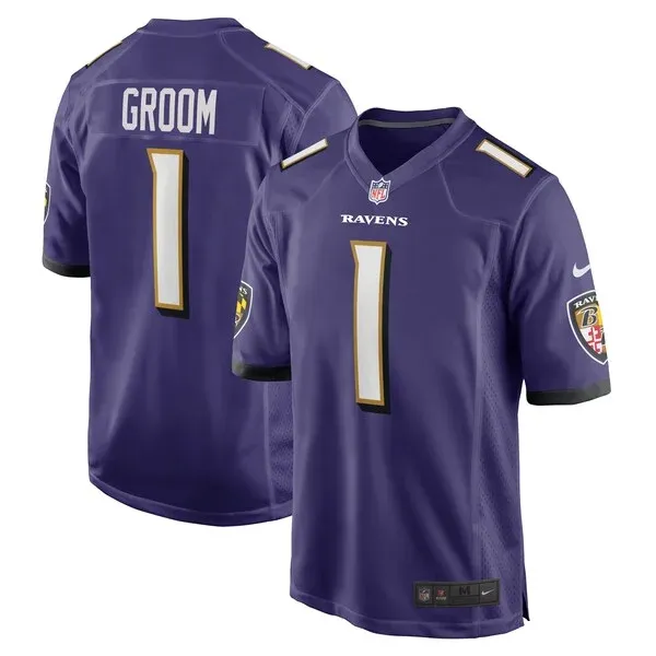 Baltimore Ravens Game Football Jersey - Purple  | player jersey