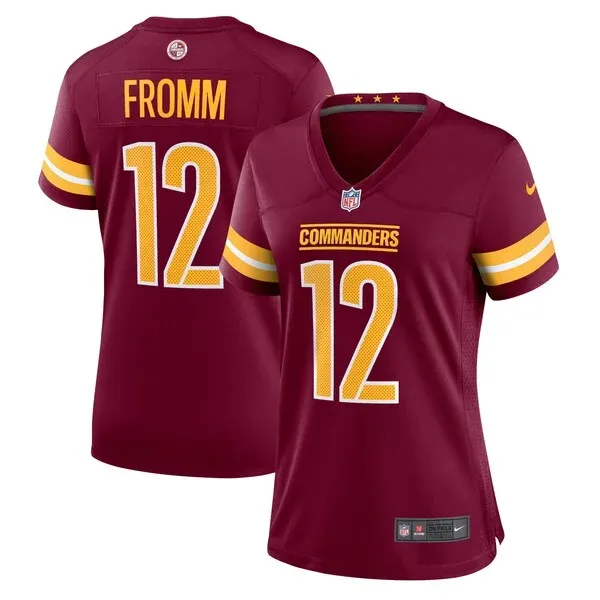None Jake Fromm Game Jersey - Burgundy | NFL Player Jersey | NFL Footb