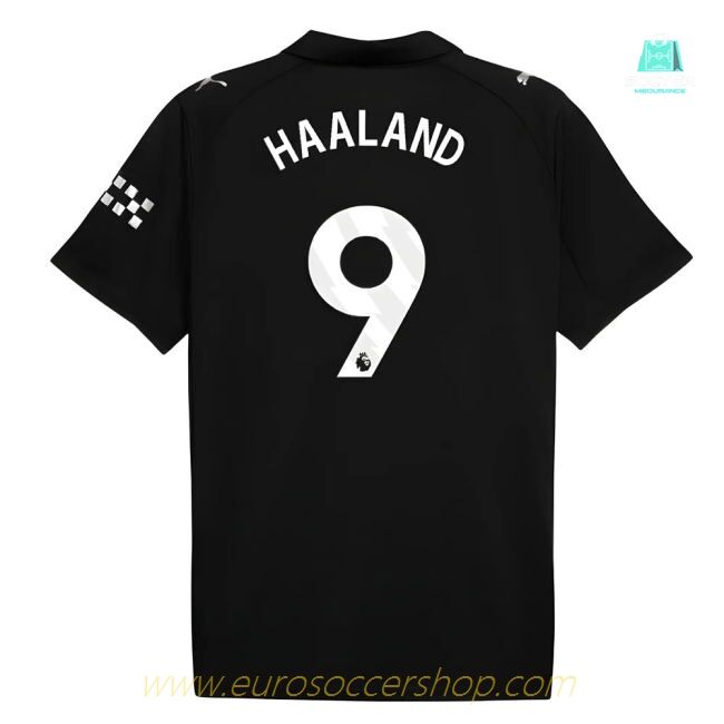 2025-2026 Man City Away Shirt (Haaland 9)