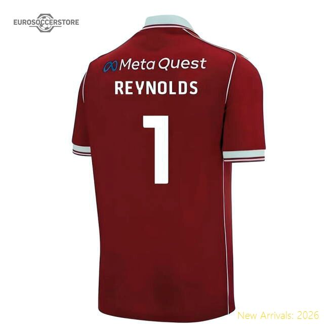 Top-grade 2025-2026 Wrexham Home Shirt (reynolds 1) - Collectors Item