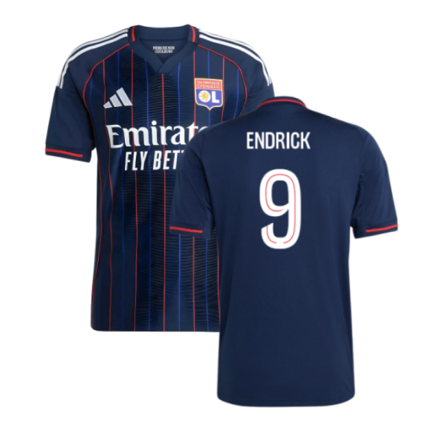 Premium 2025-2026 Olympique Lyon Away Shirt (Endrick 9)