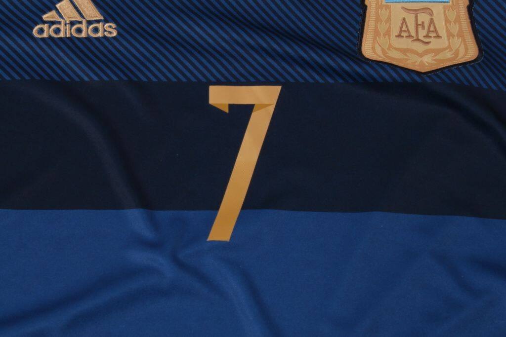 Argentina 1415 Away Soccer Shirt 7 DI MARIA - Official Replica 10710