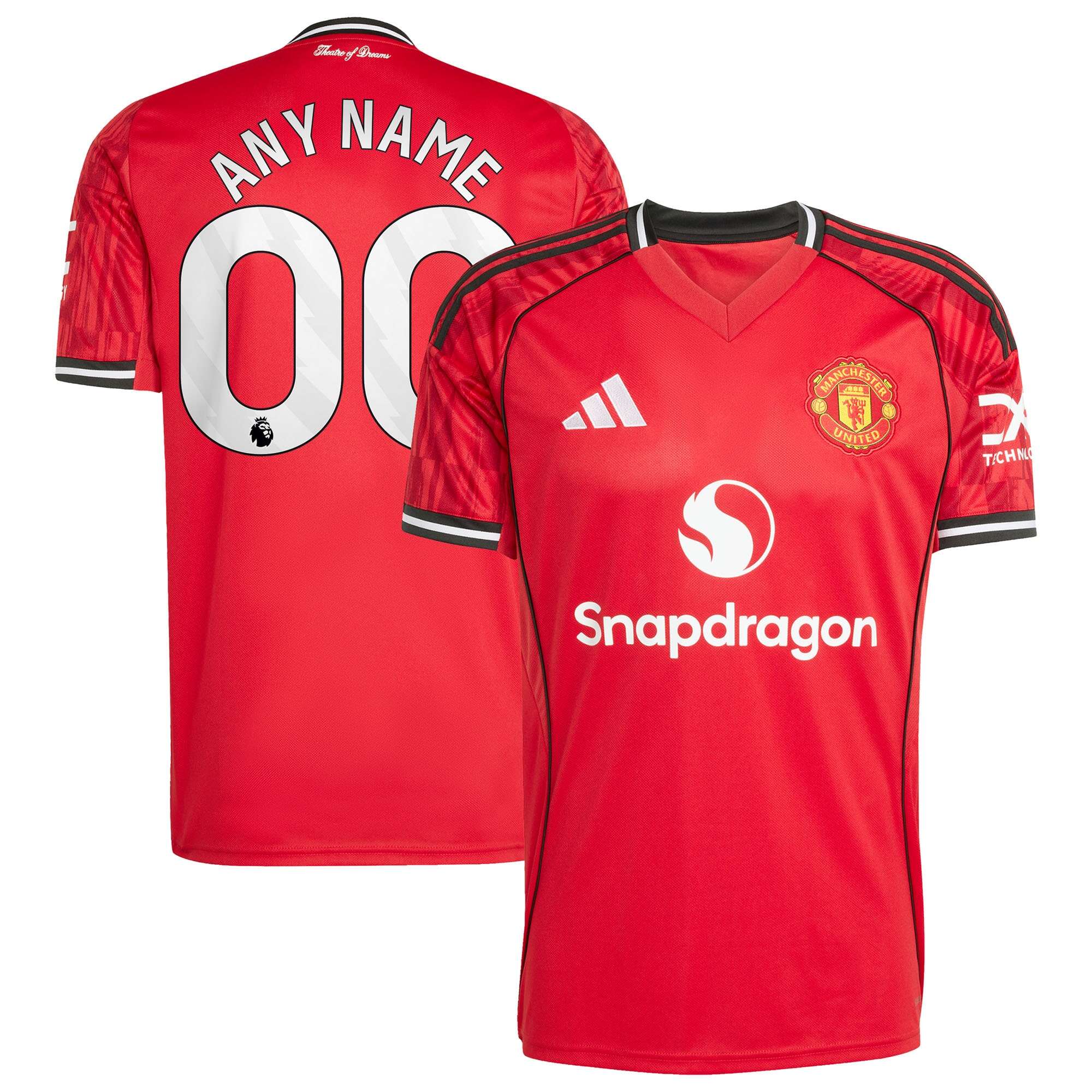 Man Utd Men's 2025 Premium Quality Replica Jersey - Game Jersey