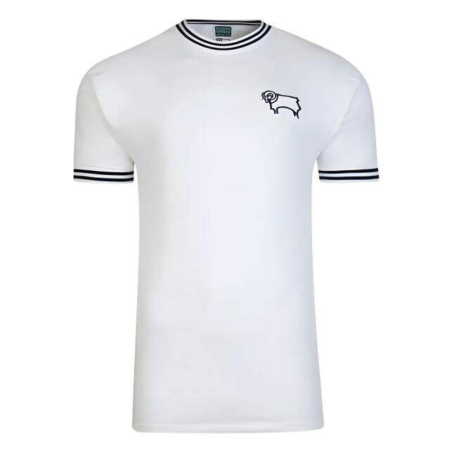Score Draw Derby County 1972 Retro Football Shirt