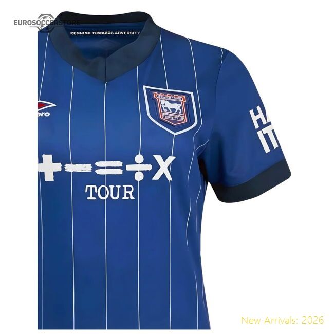 Official 2024-2025 Ipswich Town Home Shirt (womens) - Premium Quality