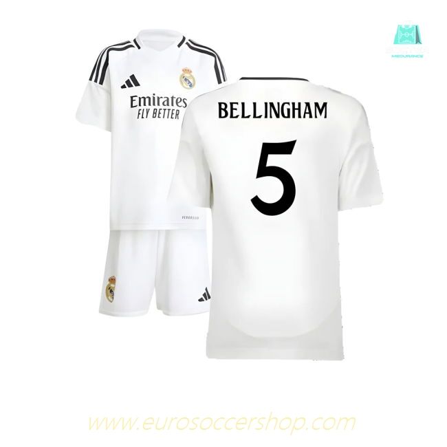 2024-2025 Real Madrid Home Mini Kit (Bellingham 5)