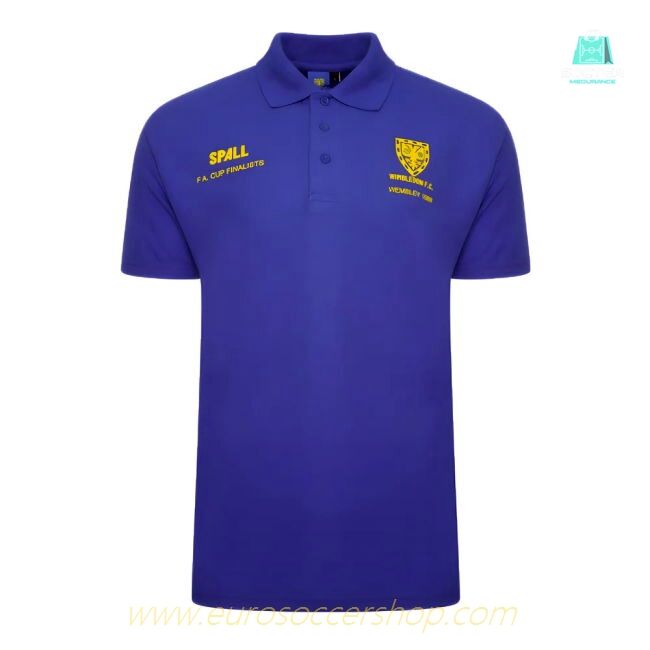 1988 Wimbledon FA Cup Final Polo Shirt Reissue (Blue)