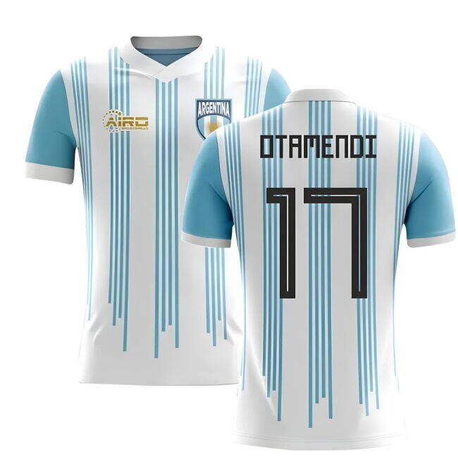 2025-2026 Argentina Home Concept Football Shirt (Otamendi 17)