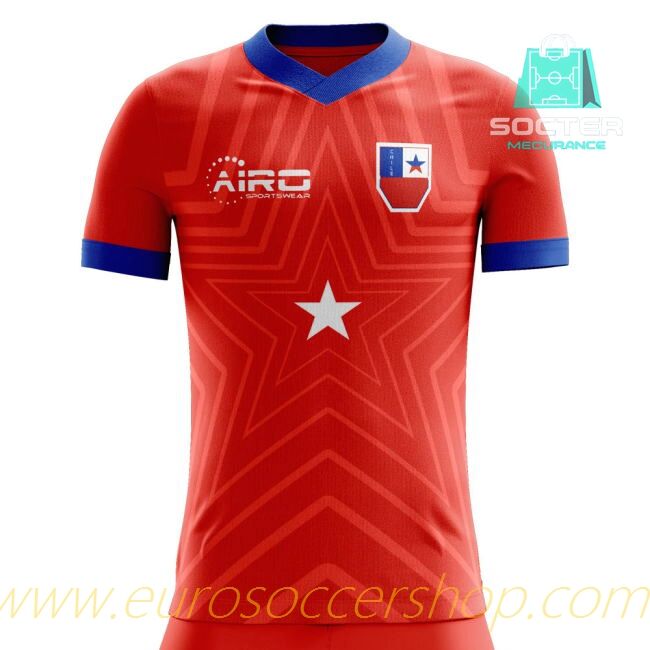 2025-26 Edition Chile Home Jersey Design Concept (VIDAL 8)