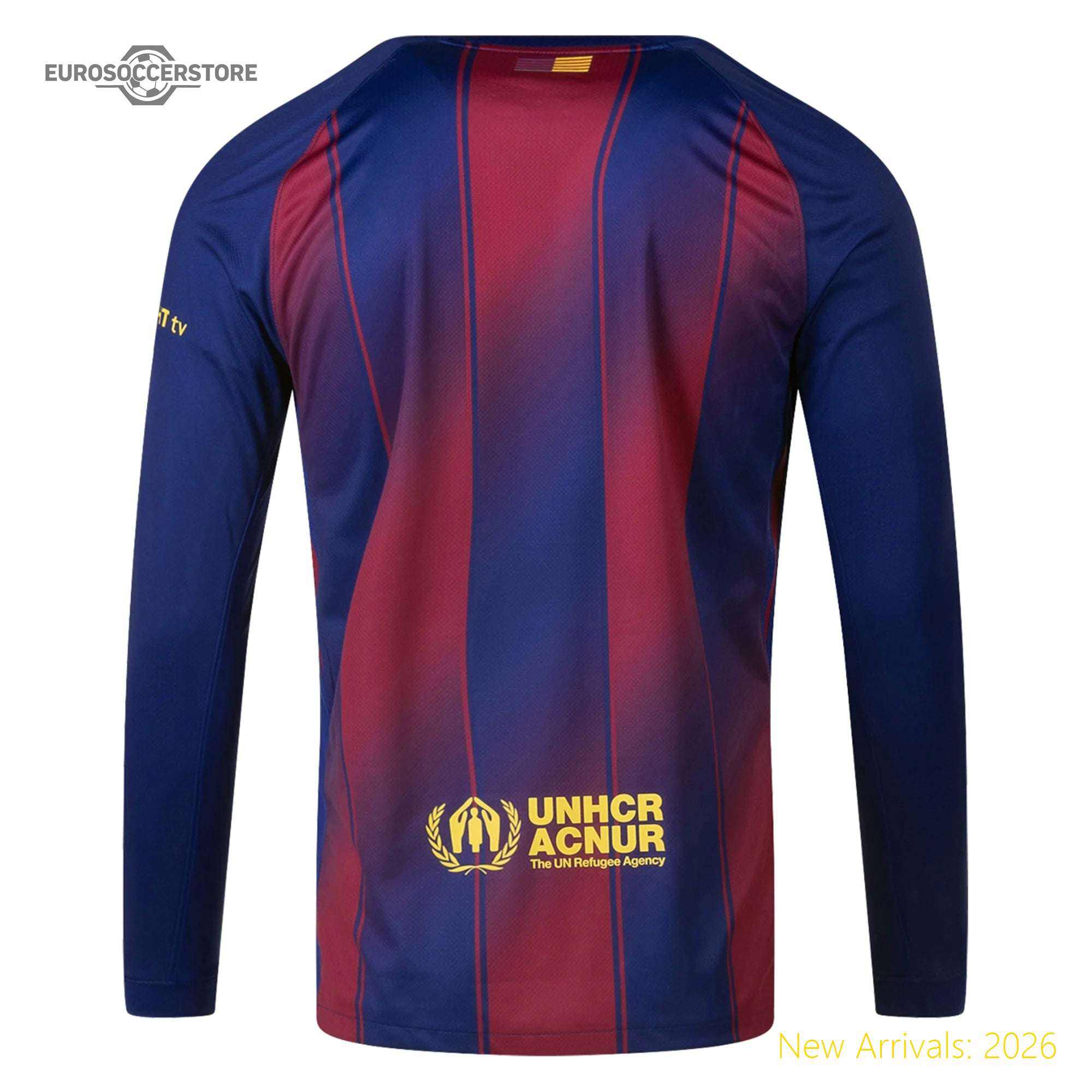 Men Bar Barcelona Long Sleeve Home Home Durable Jersey 2023
