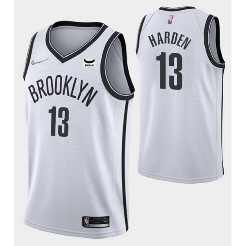 Jersey Brooklyn Nets James Harden13 - White - NBA Collection