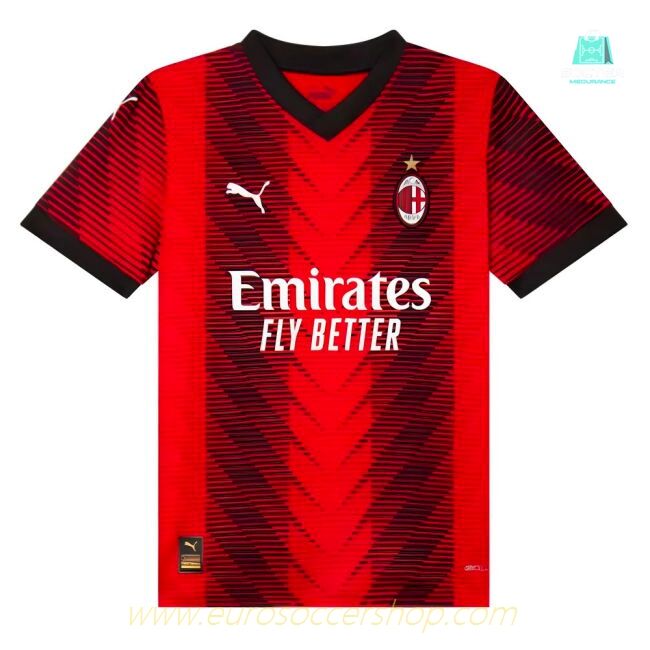 2023-2024 AC Milan Home Shirt (Kids)