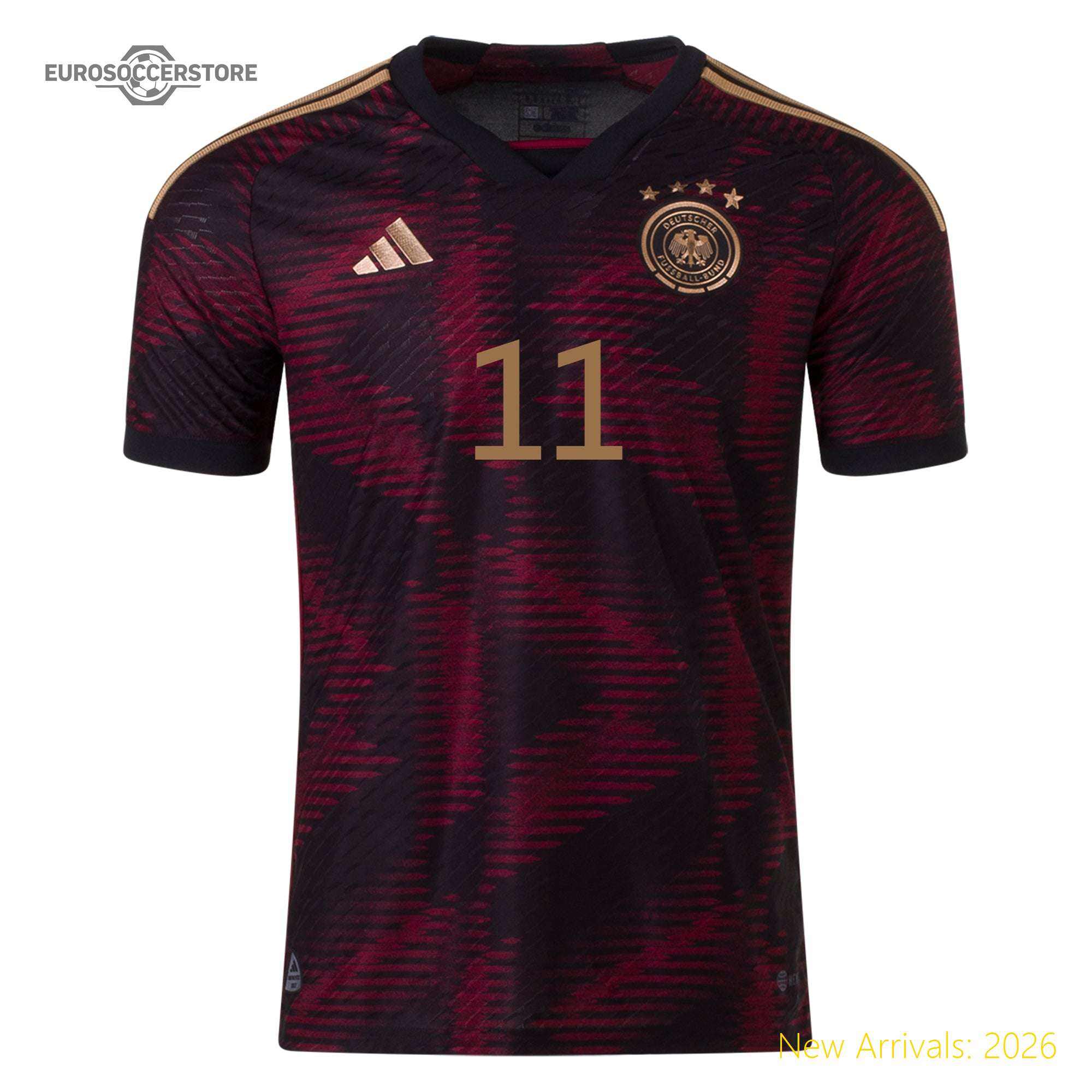 Eye-catching Professional Men Ger Hall Of Famer Away Jersey 2022