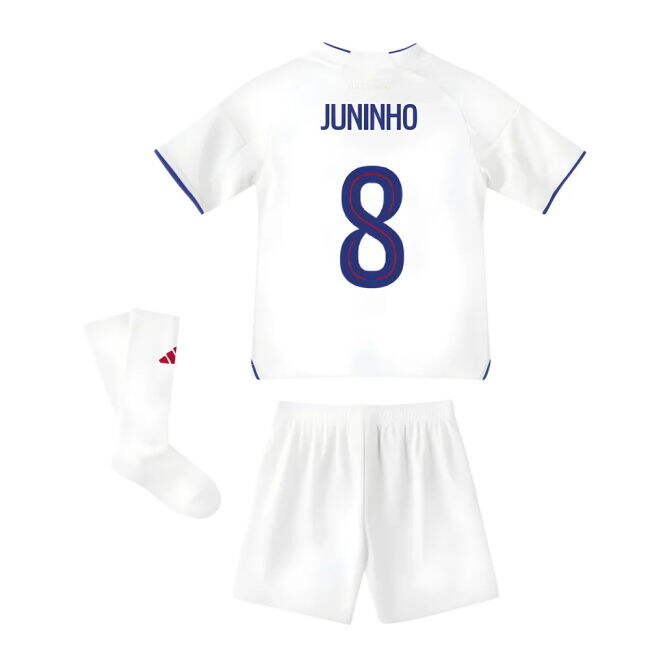 Lyon Soccer Club Contemporary Home Match Shirt (Juninho 8) (1)