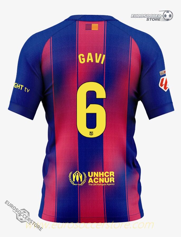 Ed Sheeran x Barcelona El Clásico GAVI 6 Jersey 25-26