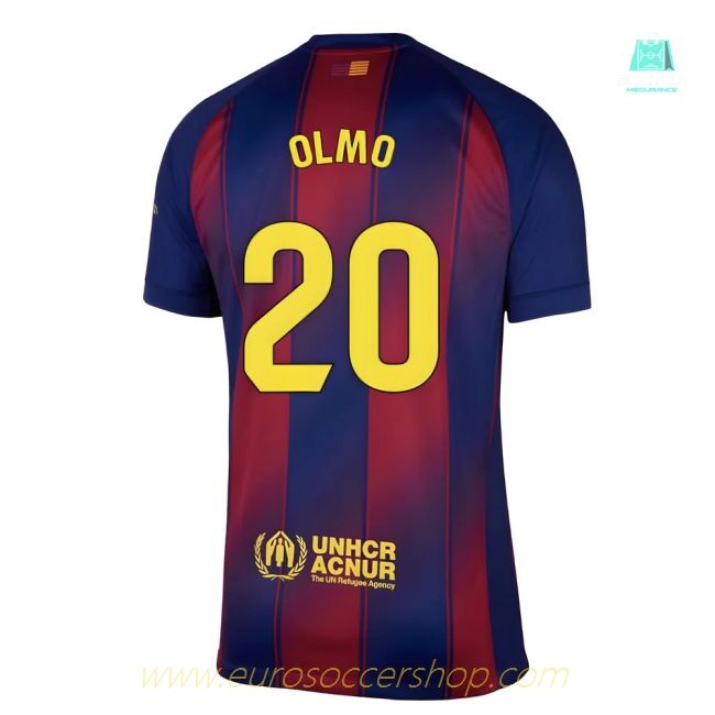 2025-2026 Barcelona Home Shirt (Olmo 20)