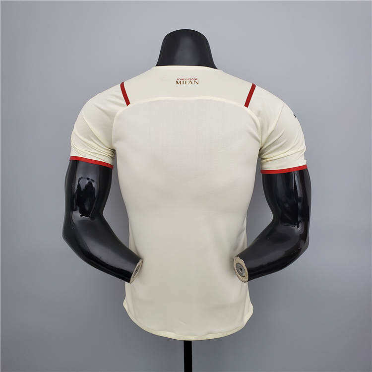 Elite Series AC Milan 21-22 Away Yellow Soccer Jersey Football Shirt