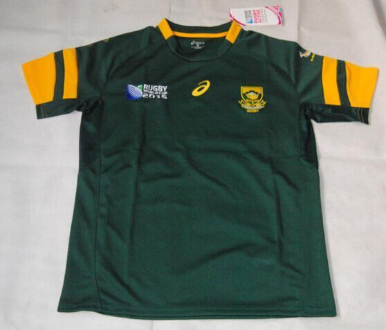 Rugby World Cup 2015 South Africa Green Shirt - World Cup Collection