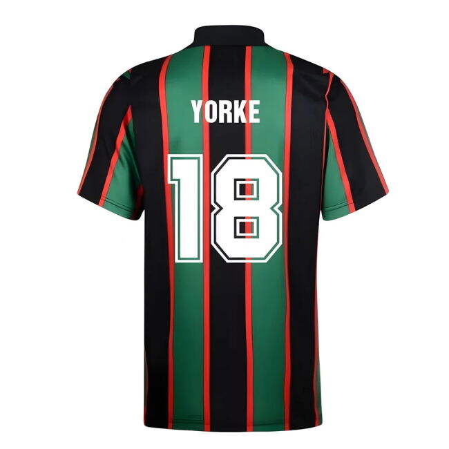 Elite Performance Football Away Retro Shirt Yorke #18 2024-2025 Se...