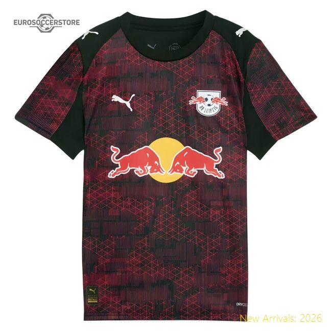 Supporter 2025-2026 Red Bull Leipzig Third Shirt (Kids)
