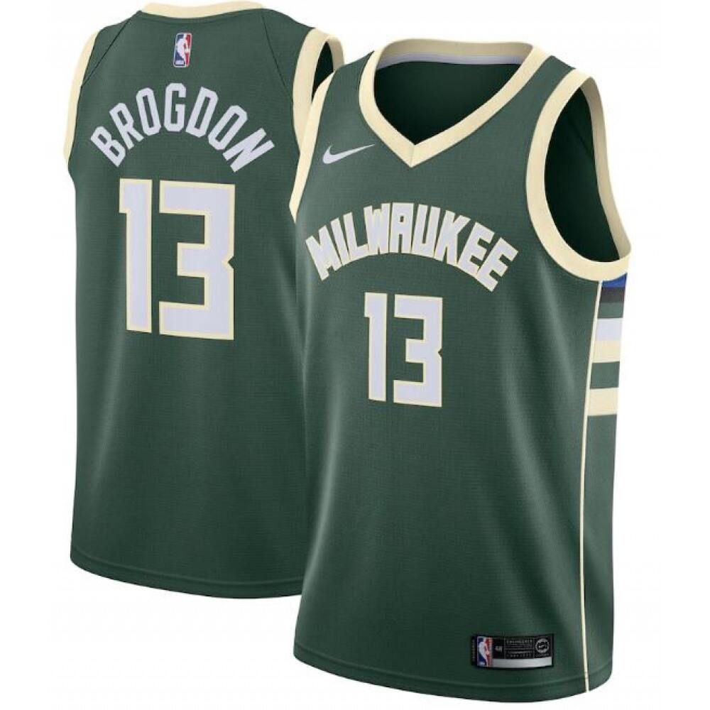 Top-Grade Men's Milwaukee Bucks #13 Malcolm Green Basketball Jersey