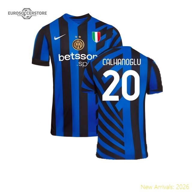 First-class Inter Milan Home Calhanoglu Jersey 2024-2025 Breathable