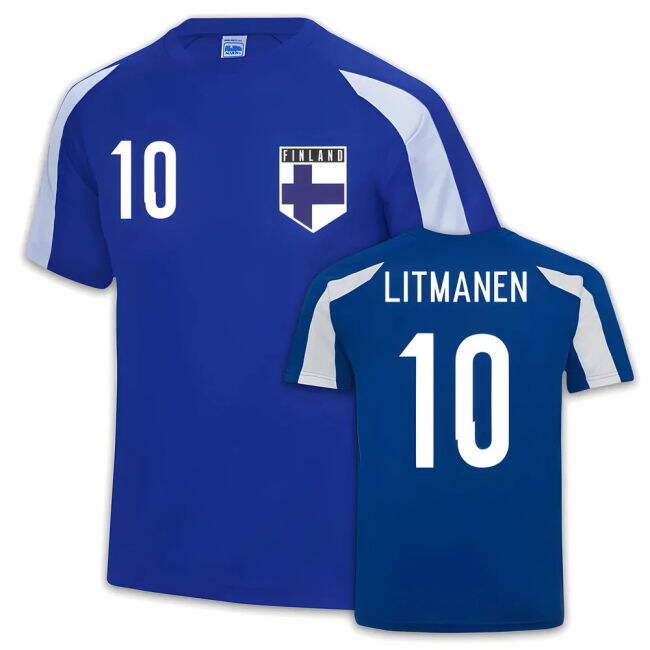 Jari Litmanen 10 2025-2026 Finland Soccer Team Training Kit