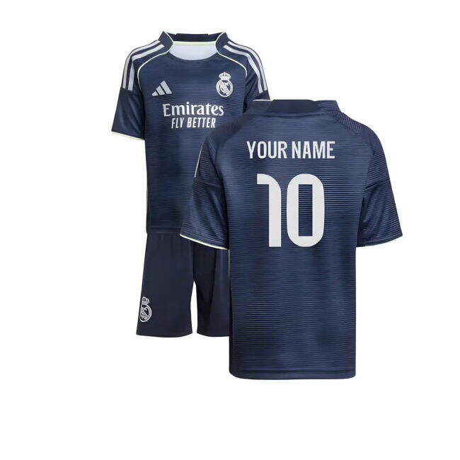 2025-2026 Real Madrid Away Mini Kit (Your Name)