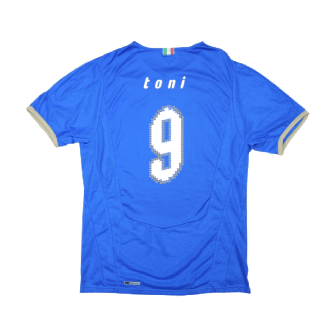 Official 2008-2009 Italy EURO Home Shirt (Toni 9)