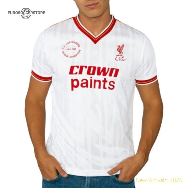 Premium 1986 Liverpool Away Crown Paints Retro Shirt - Premium