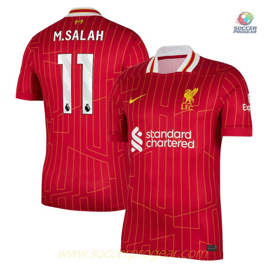 Liverpool Home Team Soccer Shirt 2024/25 Collection Salah