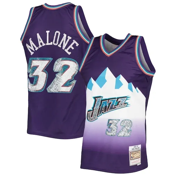 Karl Malone UTA NBA Jersey - Value Pack Fan Gear - Licensed Product