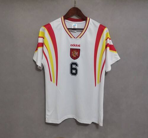 Official 1996 Spain Jersey Retro With Special Edition Design -