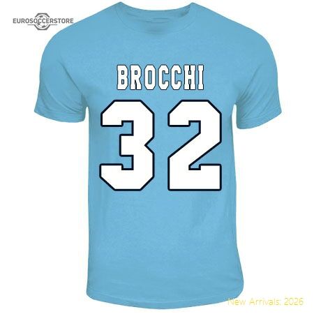 Cristian Brocchi Eagles Hero T-shirt (sky Blue) - Fan Collection