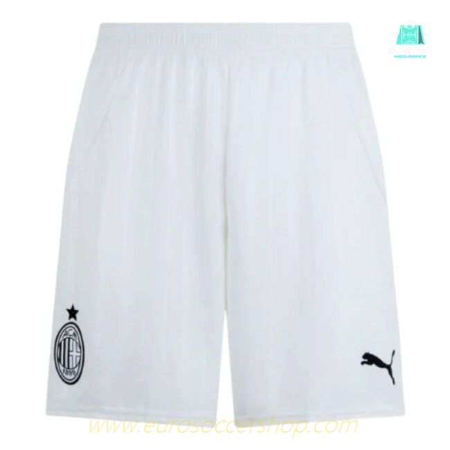 2024-2025 AC Milan Away Shorts (White)