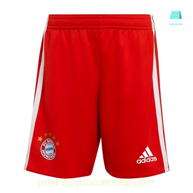 2022-2023 Bayern Munich Home Shorts (Red)
