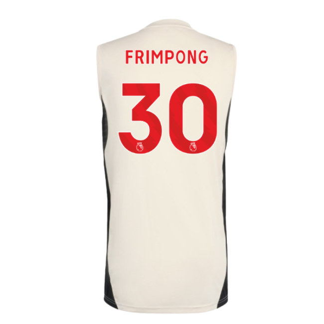 Fan Gear Liverpool Liverpool Sleeveless Jersey White Frimpong #30 ...