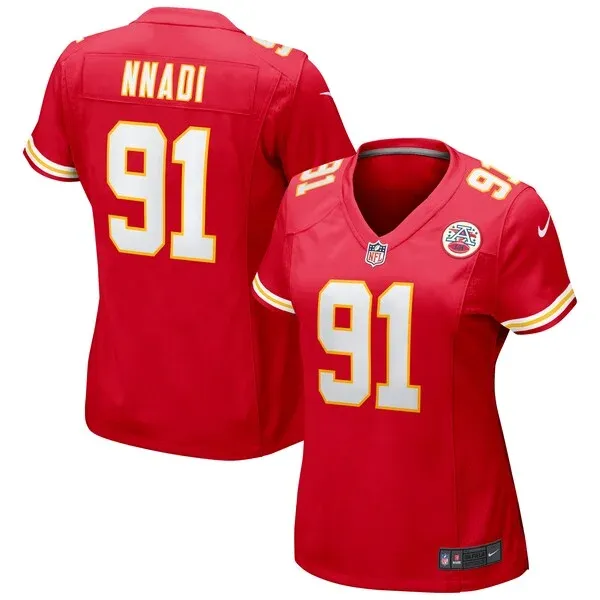 Durable KC Chiefs Game Jersey - Red | NFL Fan Apparel | NFL Football