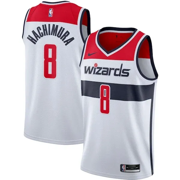 Rui Hachimura WAS Swingman Jersey - superior player-jersey - White