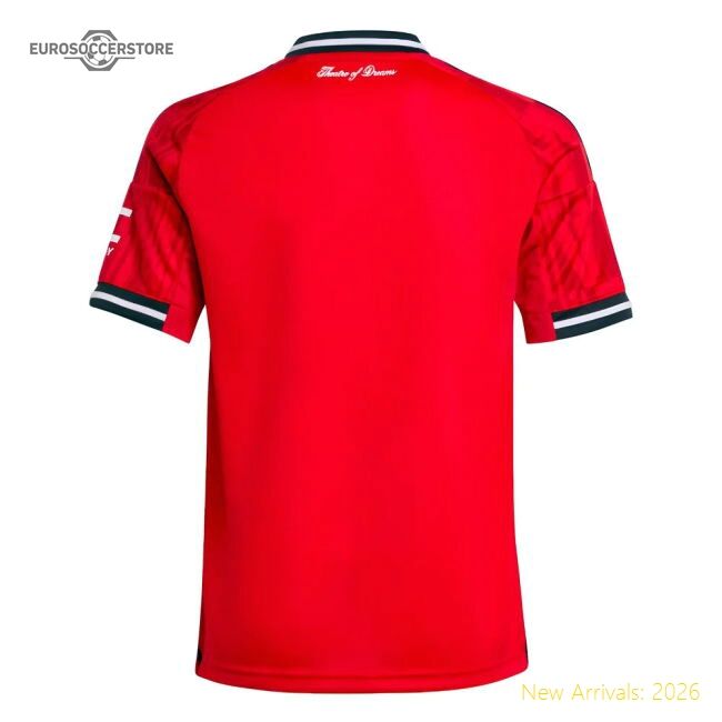 Official 2025-2026 Man Utd Home Shirt (kids) - Premium Quality