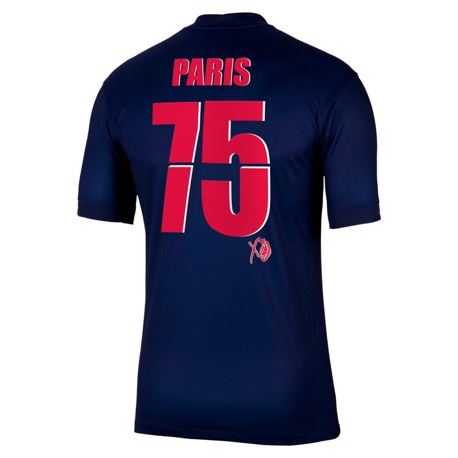 PSG Player Version 2025-2026 Season Collector x XO 75 Paris Children Football Jersey