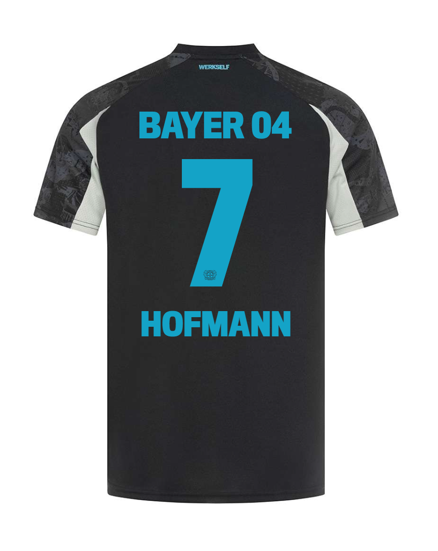 Bayer 04 Leverkusen HOFMANN 7 Third Football Jersey for the 24-25 Season