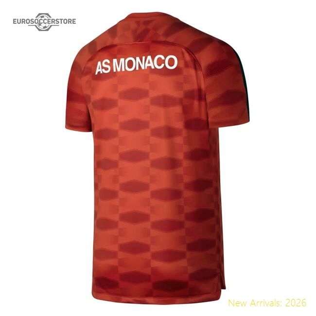 Popular 2017-2018 Monaco Nike Dry Pre-Match Training Shirt (Red)