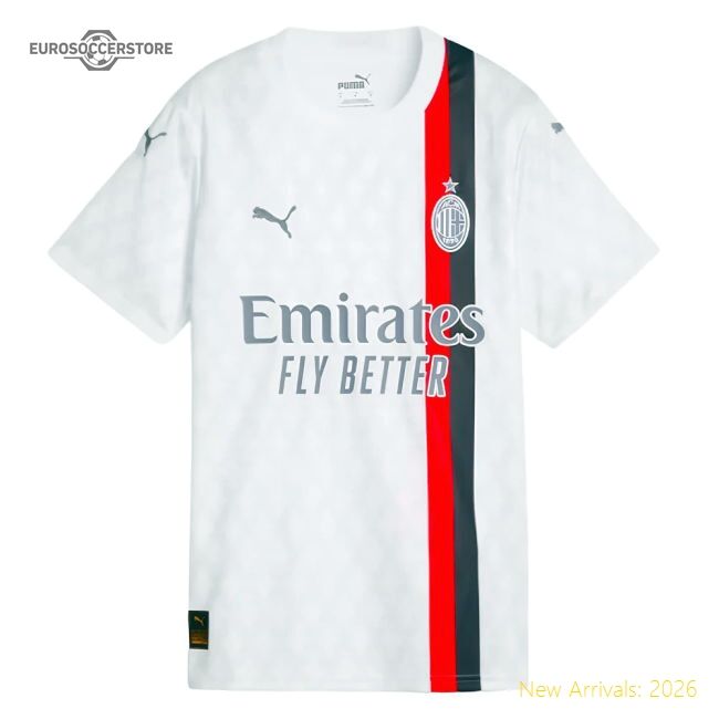 Official Ac Milan Away Jersey 2023-2024 Durable Macron Hyperwave