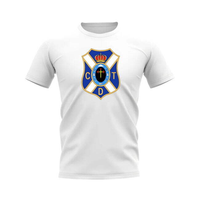 Tenerife Badge T-shirt (White) | Match Day | Competitive Price