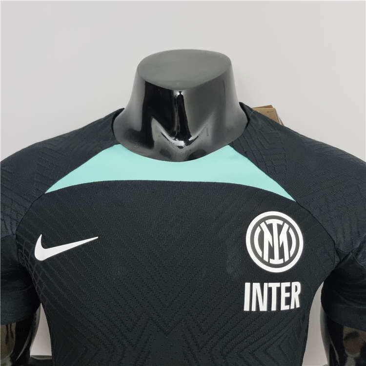 2223 Inter Milan Black Training Shirt Soccer Shirt - Official Replica