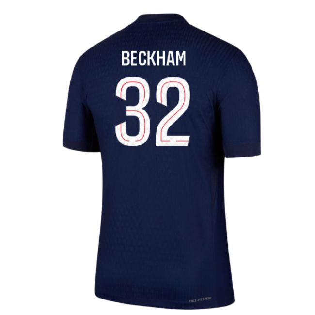 Supporter 2025-2026 Psg Home Dri-Fit Adv Authentic Shirt (Beckham 32)